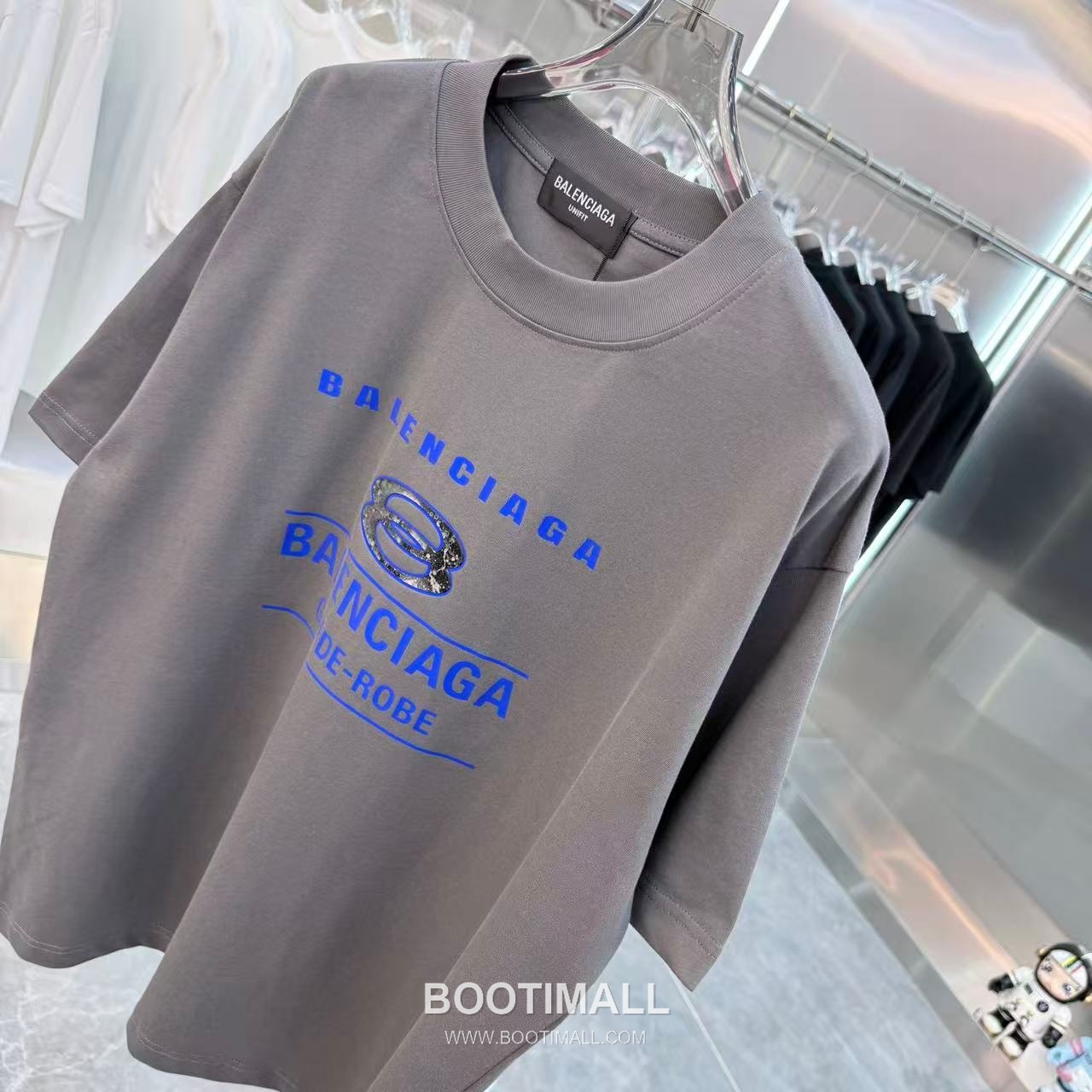 Balenciaga 2026 S/S Cotton Silicone Logo T-Shirt 발렌시아가 2026SS 코튼 실리콘 로고 티셔츠 4