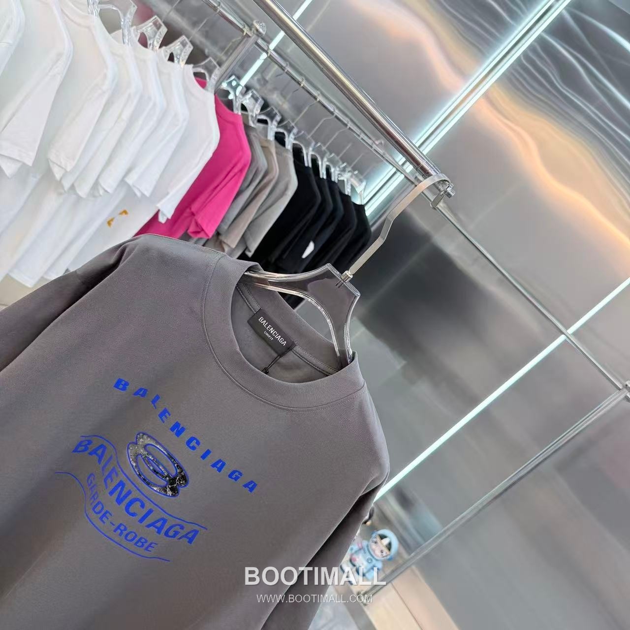 Balenciaga 2026 S/S Cotton Silicone Logo T-Shirt 발렌시아가 2026SS 코튼 실리콘 로고 티셔츠 7