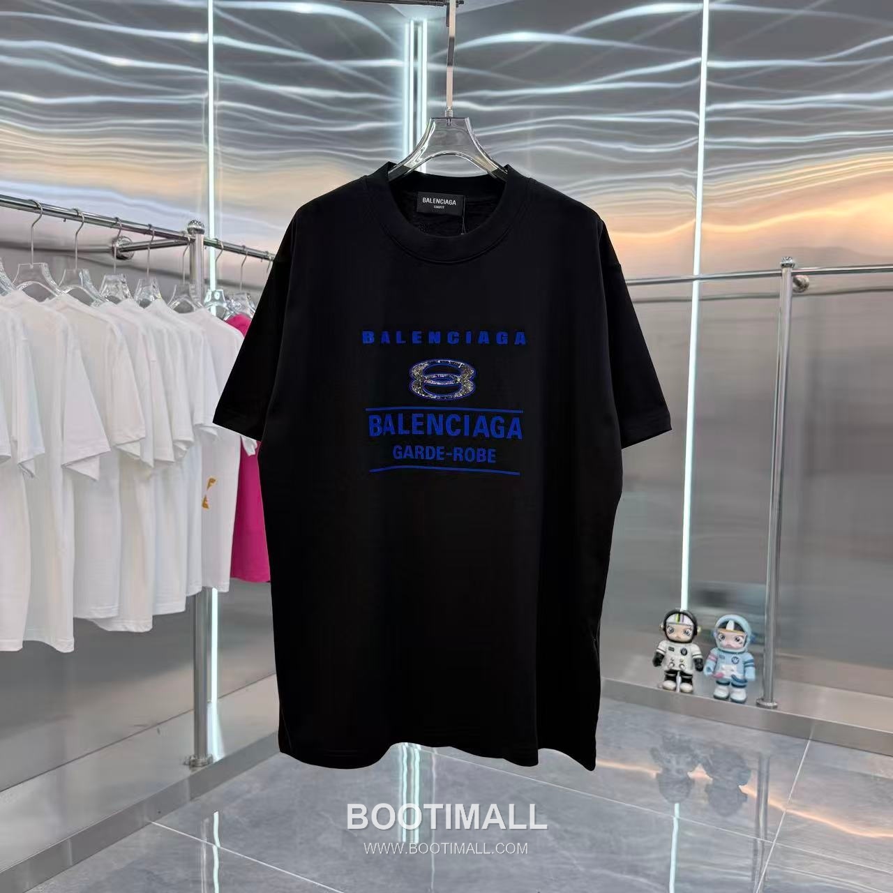 Balenciaga 2026 S/S Cotton Silicone Logo T-Shirt 발렌시아가 2026SS 코튼 실리콘 로고 티셔츠 1