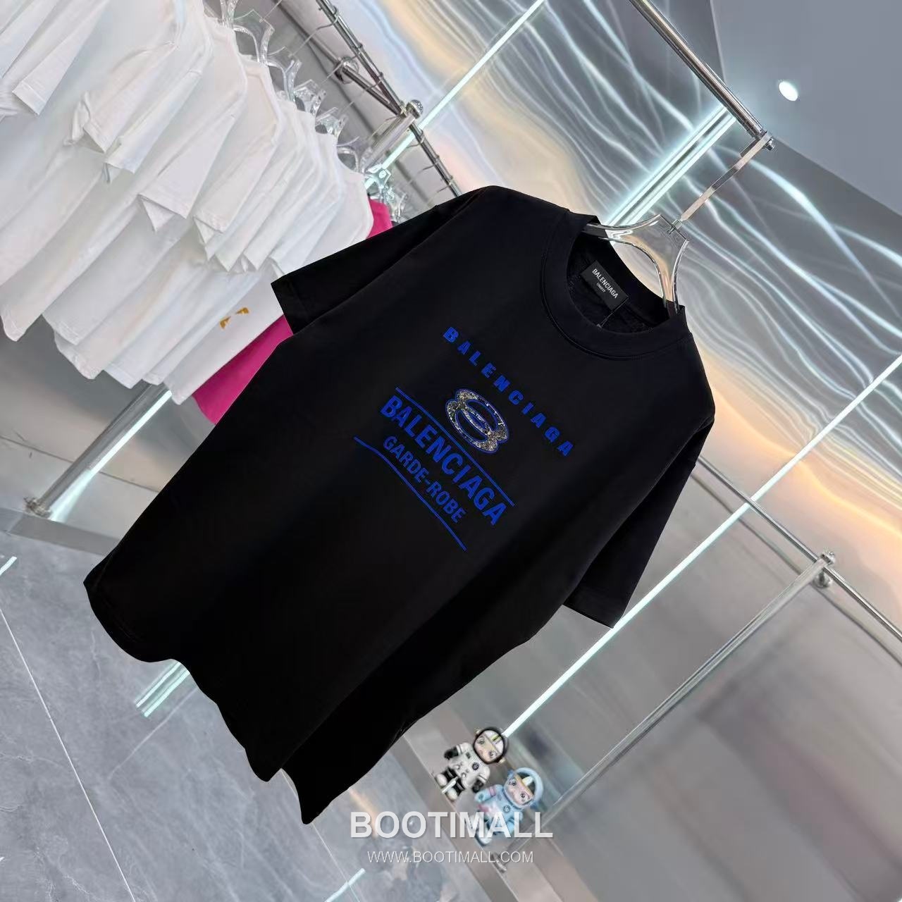 Balenciaga 2026 S/S Cotton Silicone Logo T-Shirt 발렌시아가 2026SS 코튼 실리콘 로고 티셔츠 2