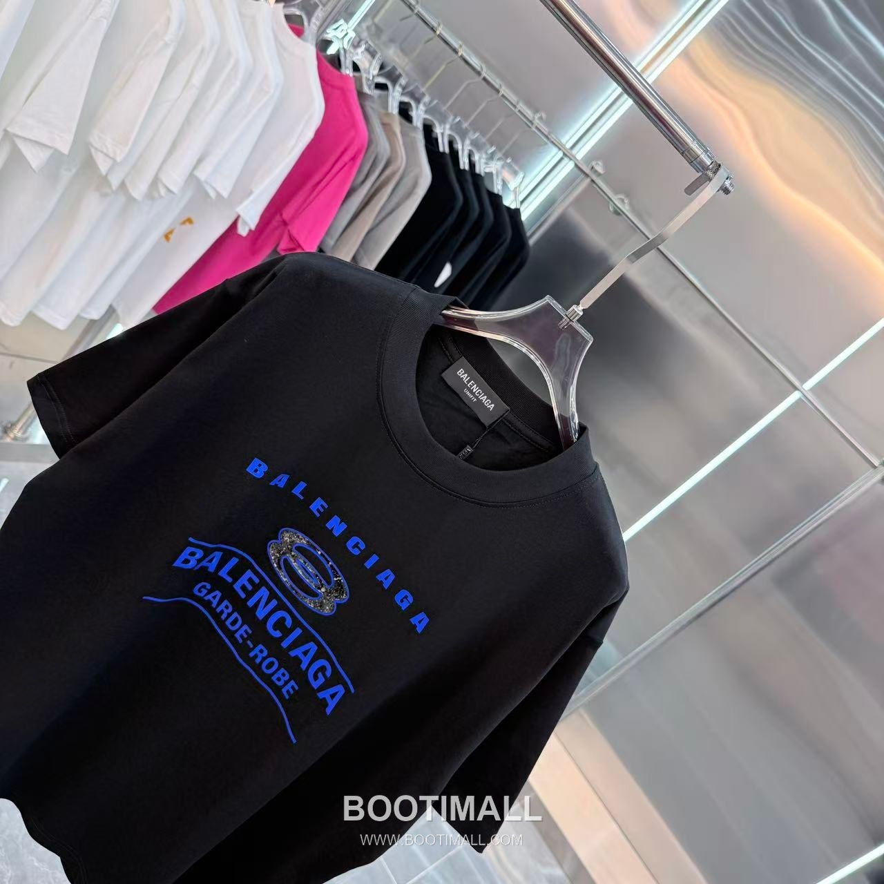 Balenciaga 2026 S/S Cotton Silicone Logo T-Shirt 발렌시아가 2026SS 코튼 실리콘 로고 티셔츠 3
