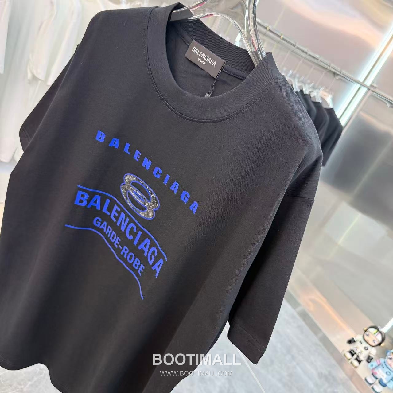 Balenciaga 2026 S/S Cotton Silicone Logo T-Shirt 발렌시아가 2026SS 코튼 실리콘 로고 티셔츠 4