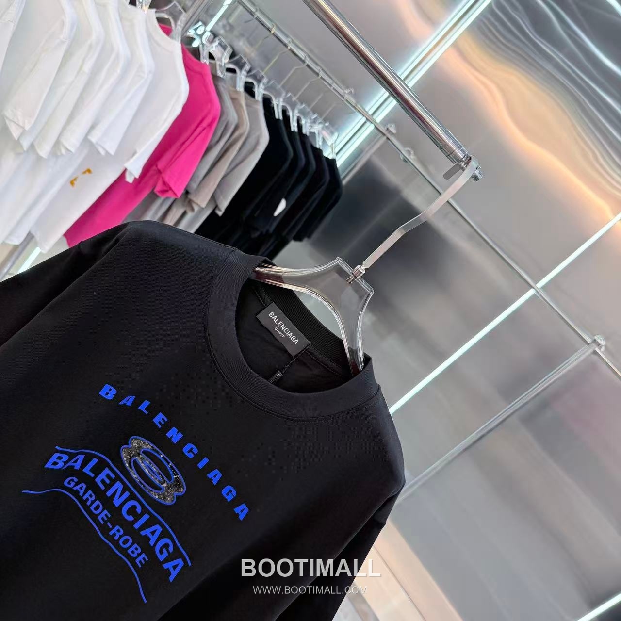 Balenciaga 2026 S/S Cotton Silicone Logo T-Shirt 발렌시아가 2026SS 코튼 실리콘 로고 티셔츠 7