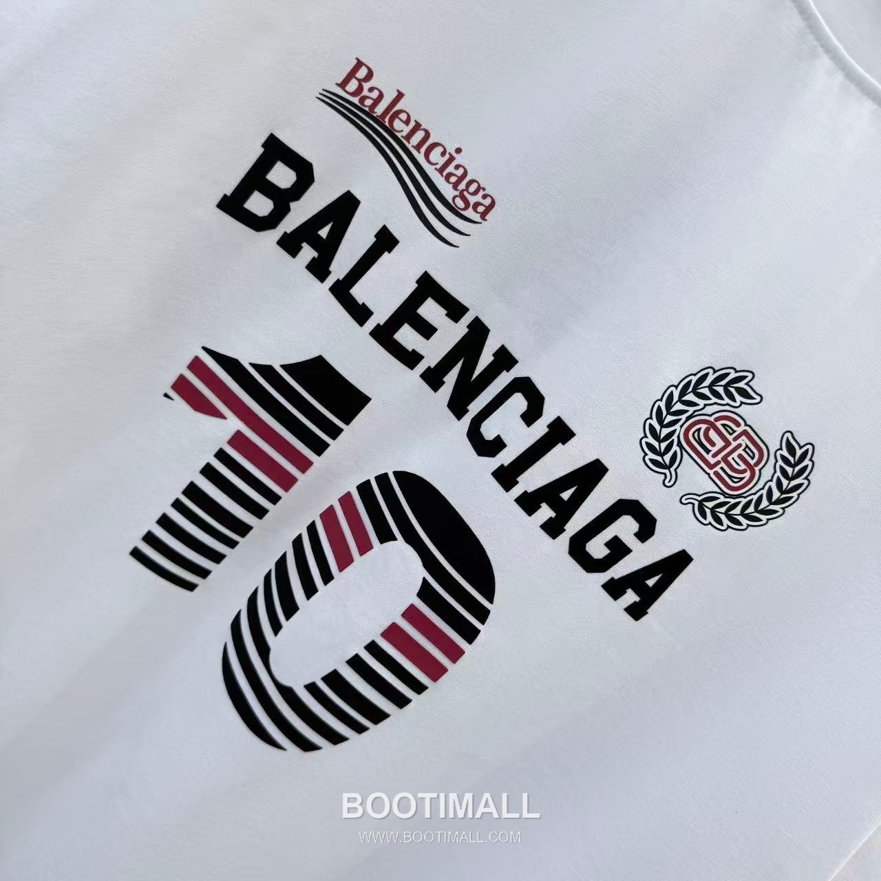 Balenciaga 2026 S/S Cotton Distressed Washed 3D Gel Logo T-Shirt 발렌시아가 2026SS 코튼 디스트로이드 워싱 3D 젤 로고 티셔츠 4