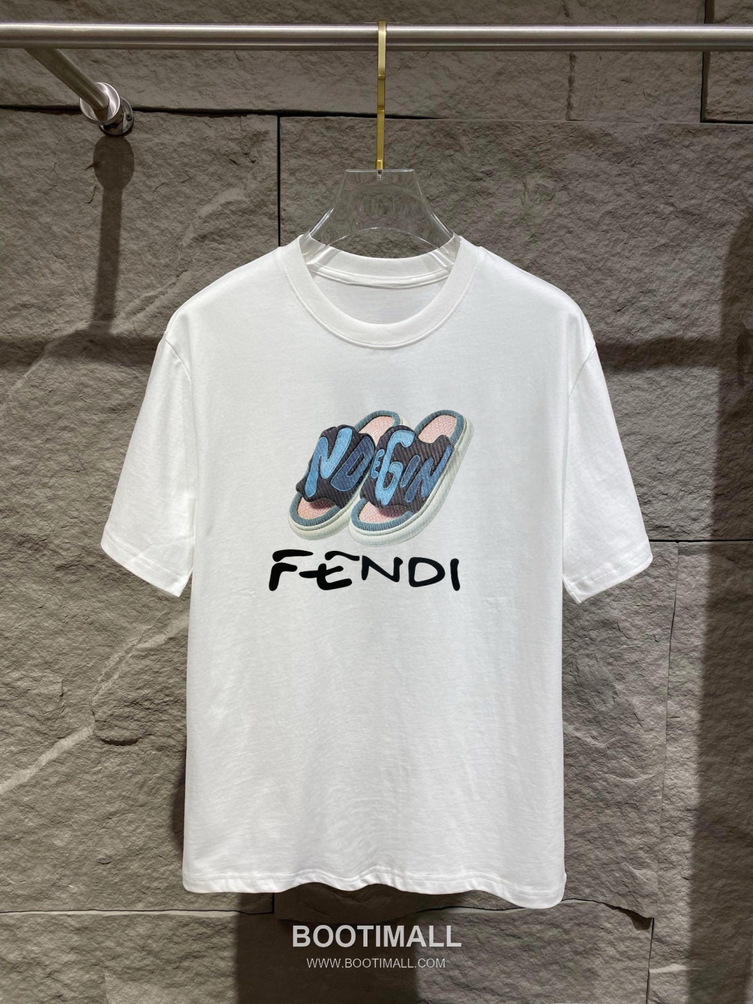 Fendi 2026 S/S Cotton Logo Design T-Shirt 펜디 2026SS 코튼 로고 디자인 티셔츠 6