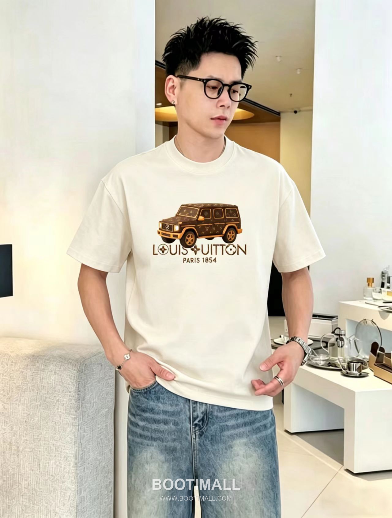 Louis Vuitton 2026 S/S Cotton Double-Yoke T-Shirt 루이비통 2026SS 코튼 더블 요크 티셔츠 7