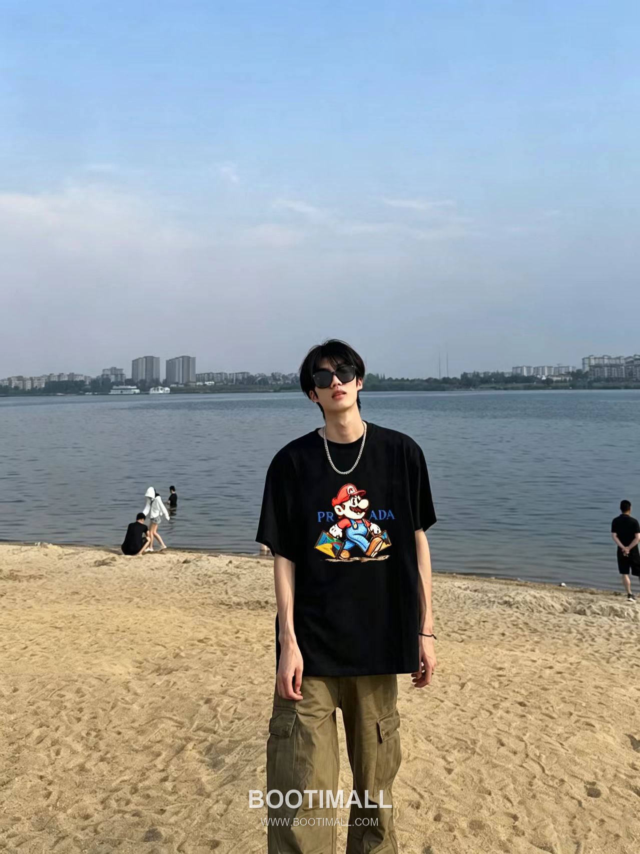 Prada 2026 S/S Cotton Double-Yoke T-Shirt 프라다 2026SS 코튼 더블 요크 티셔츠 4