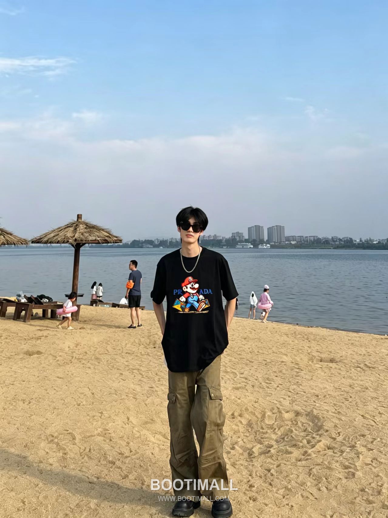 Prada 2026 S/S Cotton Double-Yoke T-Shirt 프라다 2026SS 코튼 더블 요크 티셔츠 5