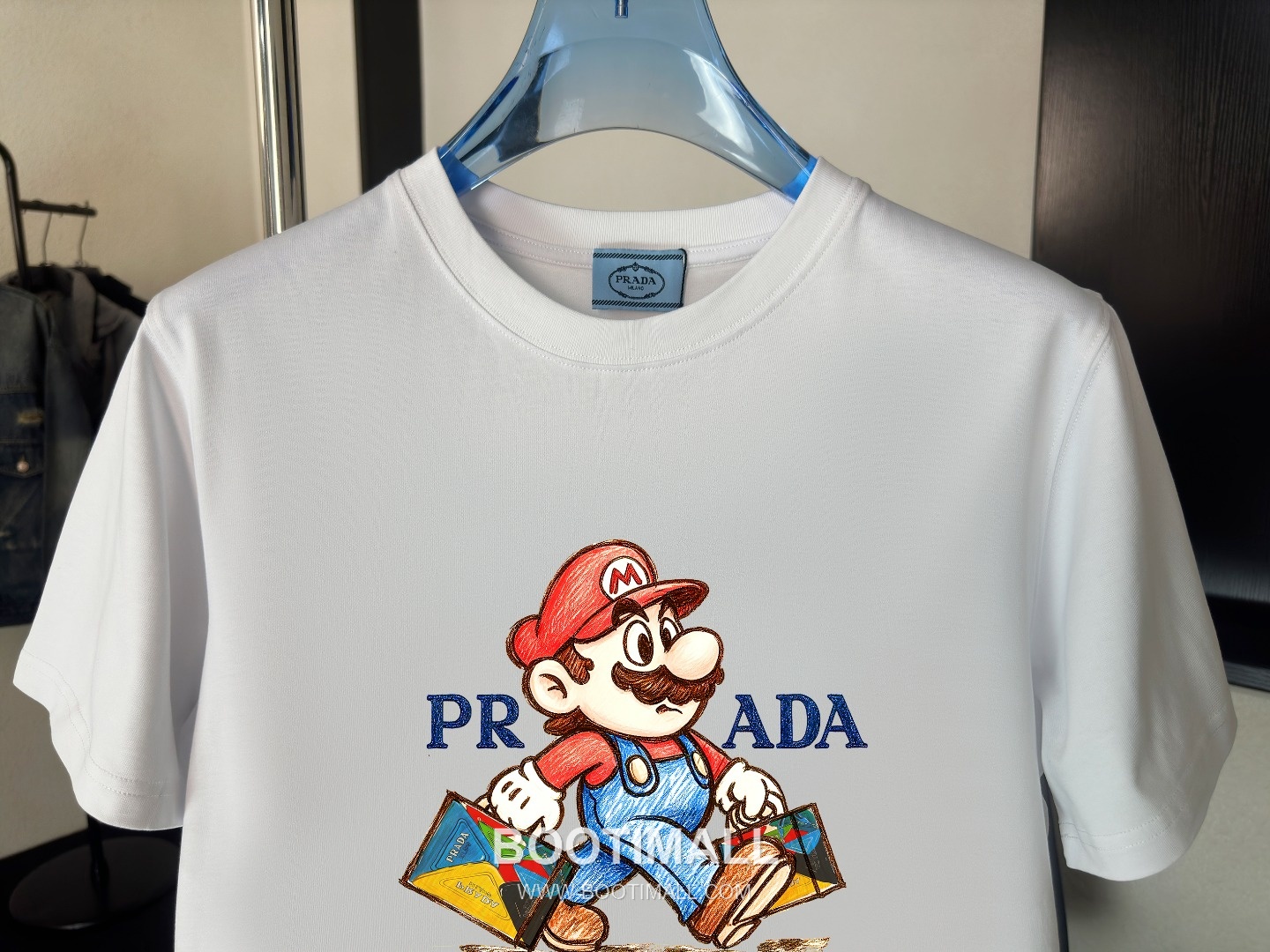Prada 2026 S/S Cotton Double-Yoke T-Shirt 프라다 2026SS 코튼 더블 요크 티셔츠 10