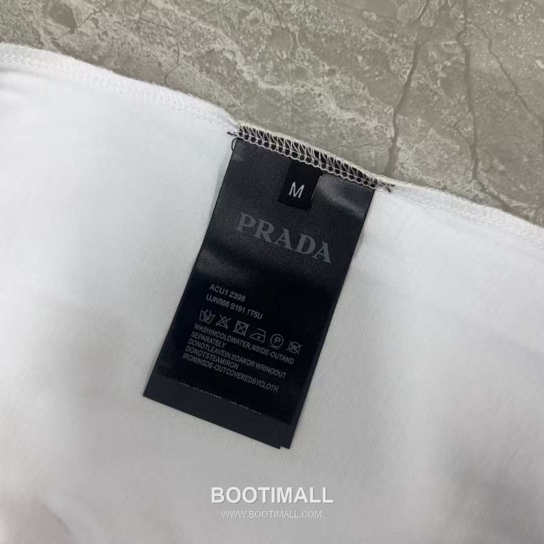 Prada 2026 S/S Cotton Double-Yoke T-Shirt 프라다 2026SS 코튼 더블 요크 티셔츠 14