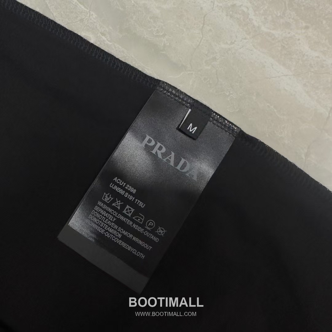 Prada 2026 S/S Cotton Double-Yoke T-Shirt 프라다 2026SS 코튼 더블 요크 티셔츠 8