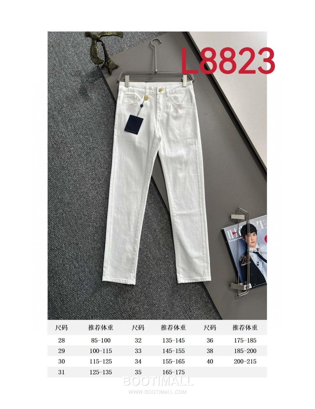 Louis Vuitton L8823 2025 Four Season Denim Slim Jeans 루이비통 L8823 2025 사계절 데님 슬림 진 팬츠 9