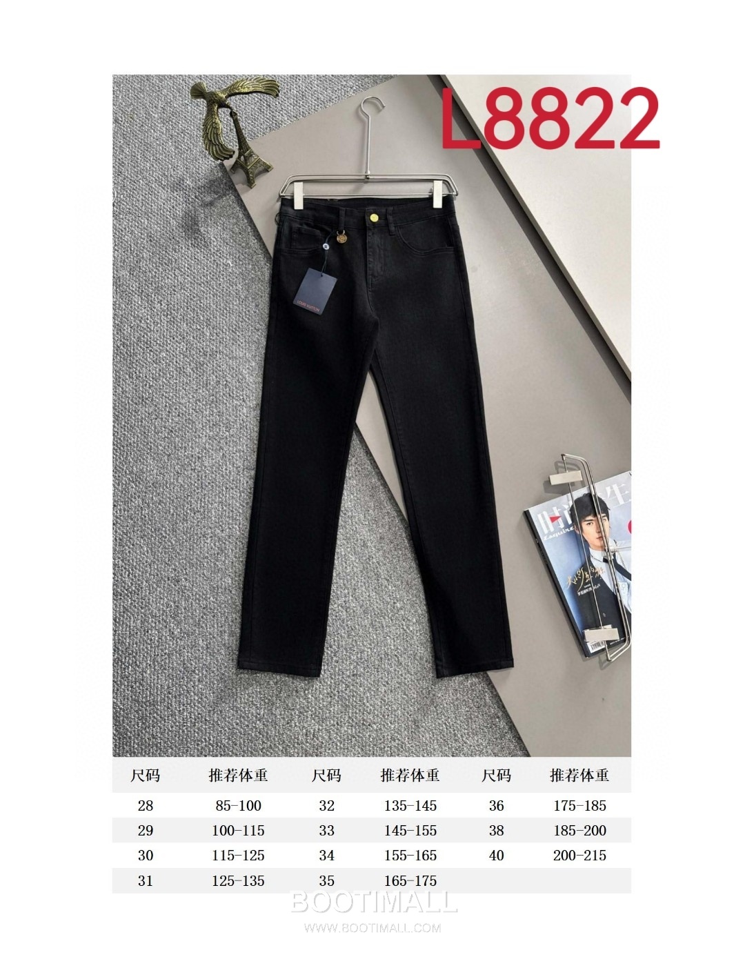 Louis Vuitton L8823 2025 Four Season Denim Slim Jeans 루이비통 L8823 2025 사계절 데님 슬림 진 팬츠 10
