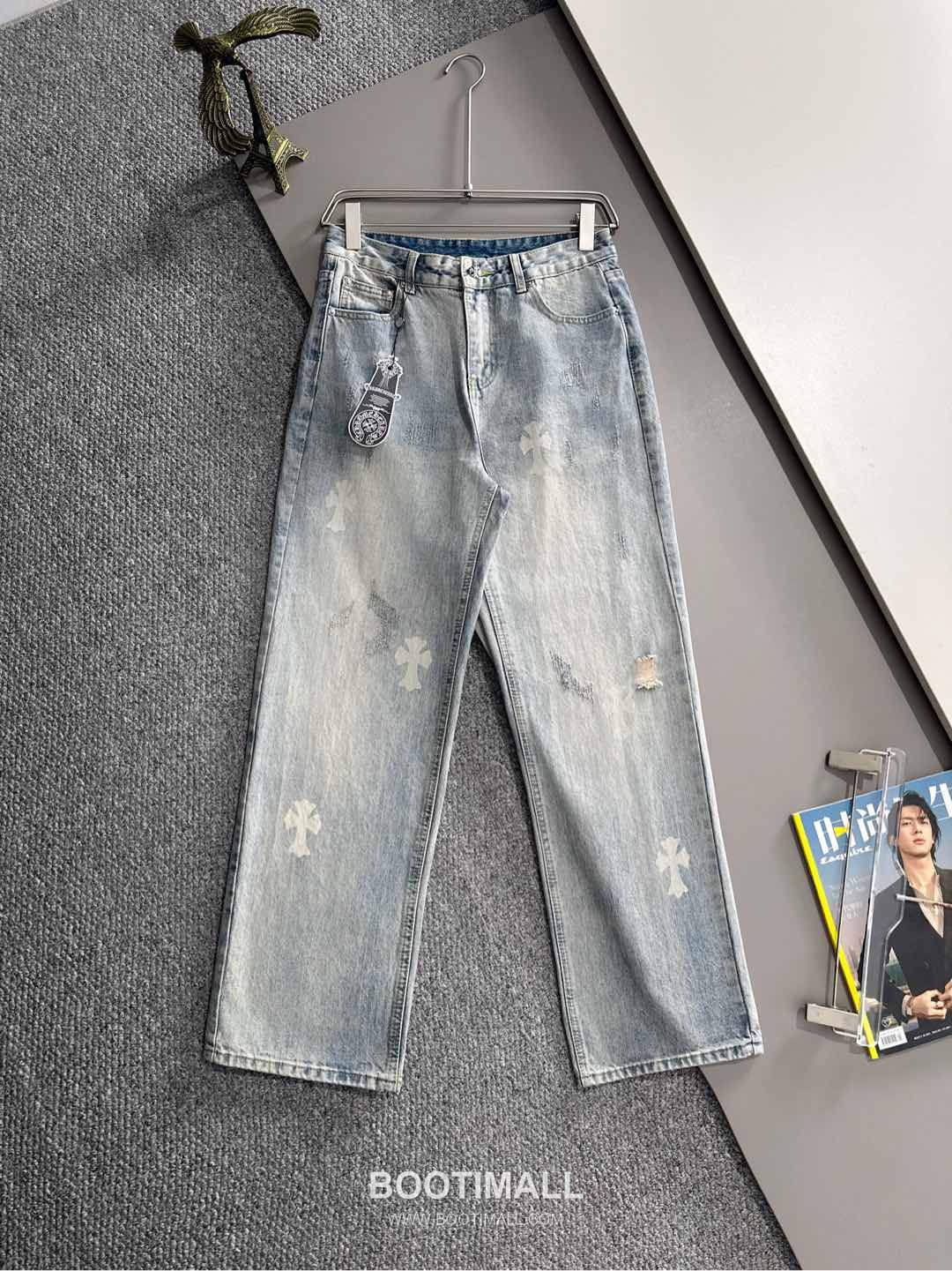 Chrome Hearts 2026 S/S Denim Straight Jeans 크롬하츠 2026SS 데님 스트레이트 진 팬츠 1