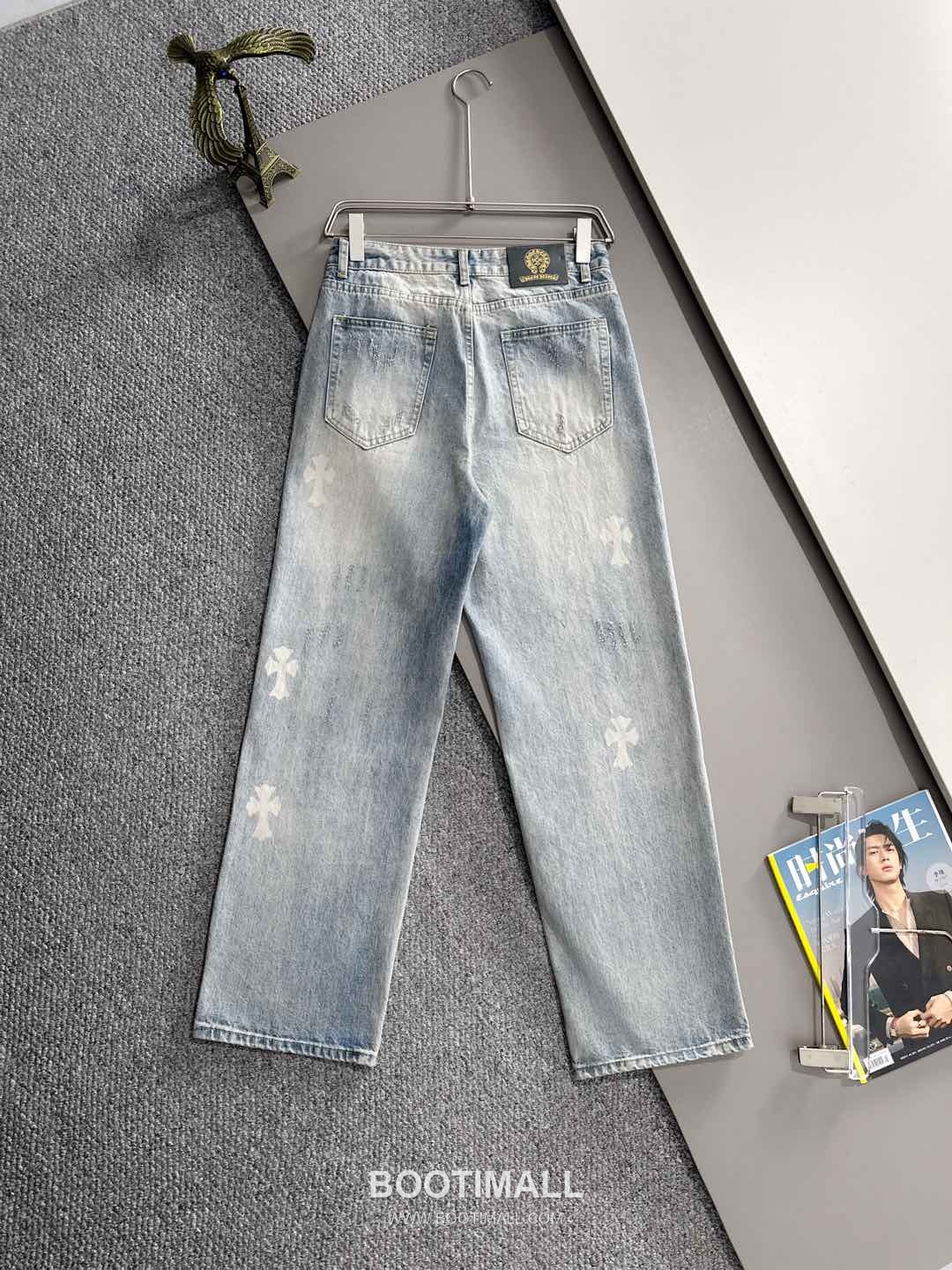 Chrome Hearts 2026 S/S Denim Straight Jeans 크롬하츠 2026SS 데님 스트레이트 진 팬츠 9