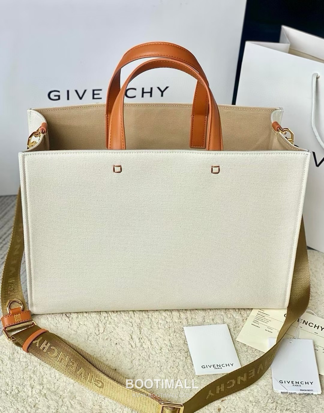 Givenchy Canvas Tote Bag with Waterproof Coated Fabric and Steel Hardware 지방시 방수 코팅 캔버스 스틸 하드웨어 토트백 37cm 6