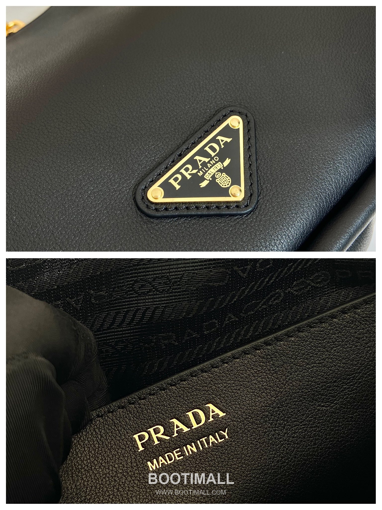 Prada Calfskin Tote Bag with Double Handle and Detachable Strap 프라다 카프스킨 더블 핸들 탈부착 스트랩 토트백 1BA451 25cm 9