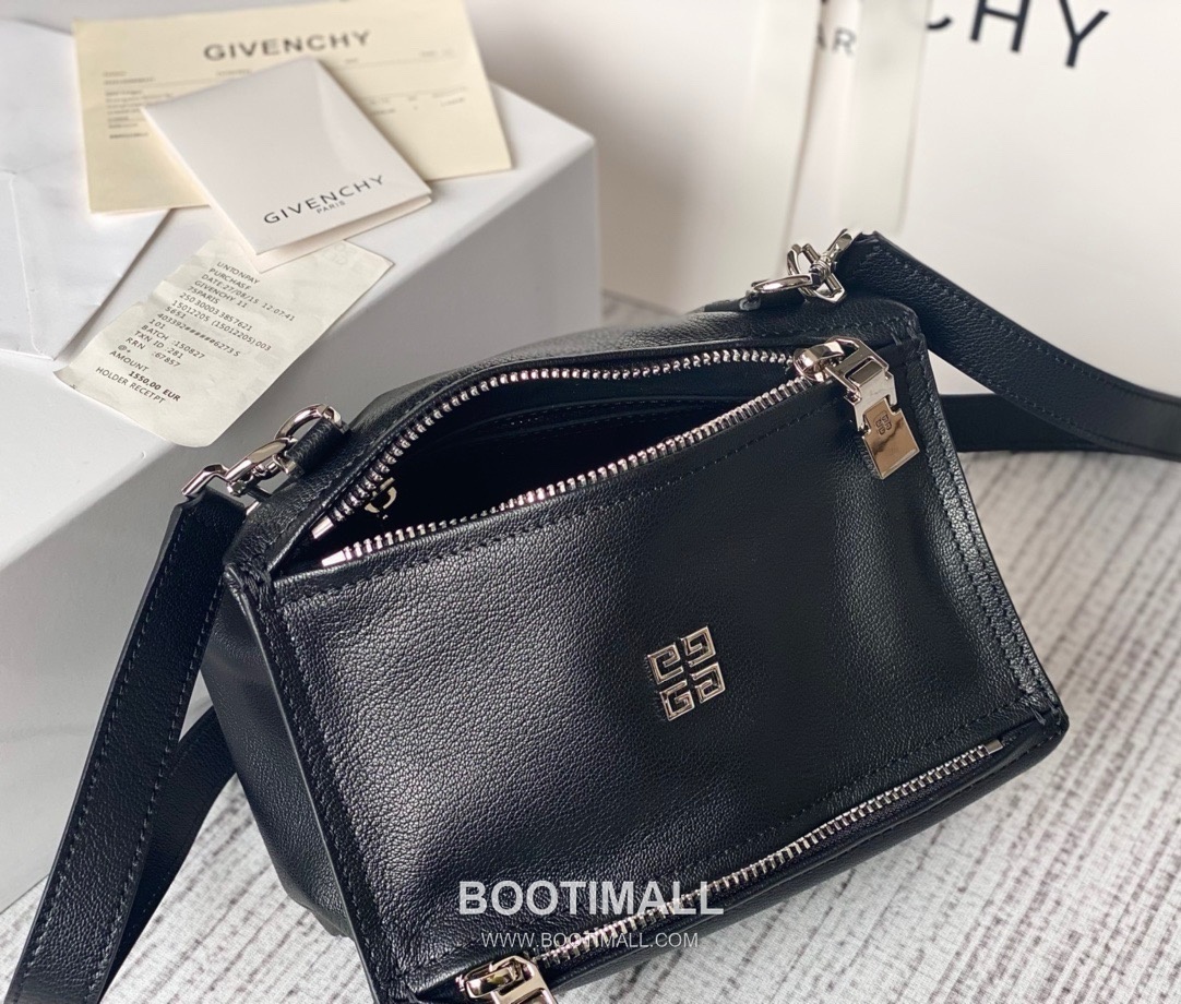 Givenchy Pandora Lambskin Crossbody Bag with Multi Compartment Zip Detail 지방시 판도라 램스킨 멀티 컴파트먼트 지퍼 크로스바디백 9917 23cm 4