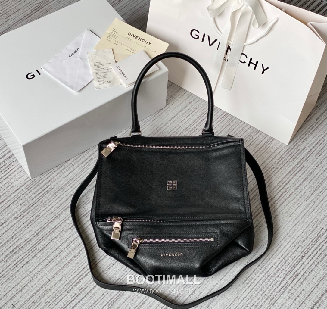 Givenchy Pandora Lambskin Crossbody Bag with Multi Compartment Zip Detail 지방시 판도라 램스킨 멀티 컴파트먼트 지퍼 크로스바디백 9918 32cm 1