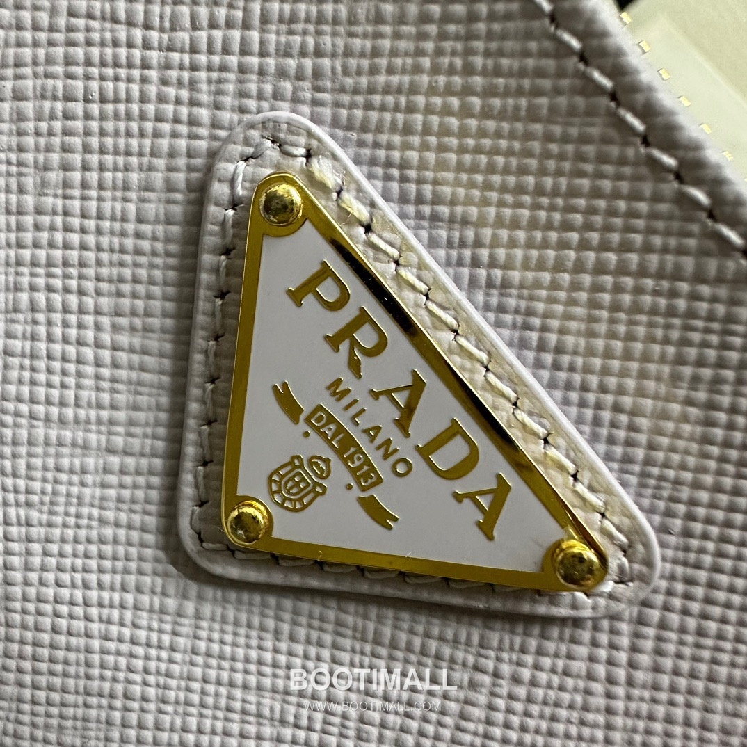 Prada Hobo Crossgrain Calfskin Shoulder Bag with Triangle Logo Strap 프라다 호보 크로스그레인 카프스킨 트라이앵글 로고 스트랩 숄더백 1BC204 22cm 7