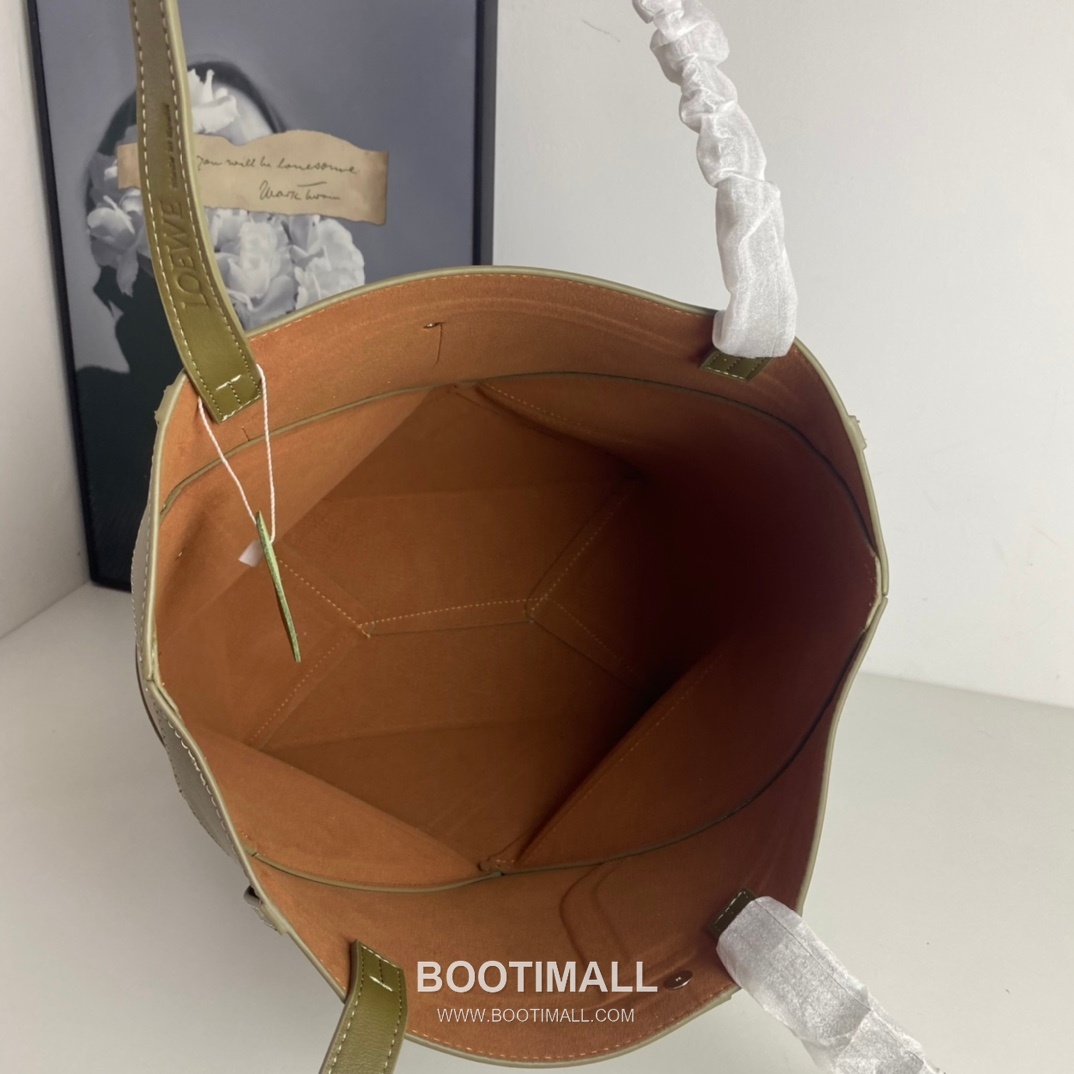 Loewe Panta Calfskin Foldable Tote Bag with Minimal Structure 로에베 판타 카프스킨 폴더블 토트백 미니멀 구조 브라운 2513 32cm 6