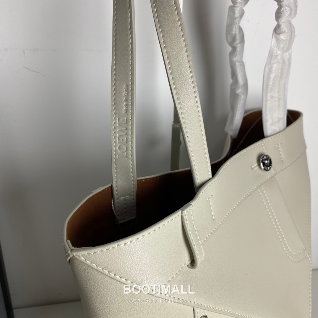 Loewe Panta Calfskin Foldable Tote Bag with Minimal Structure 로에베 판타 카프스킨 폴더블 토트백 미니멀 구조 브라운 2513 32cm 6