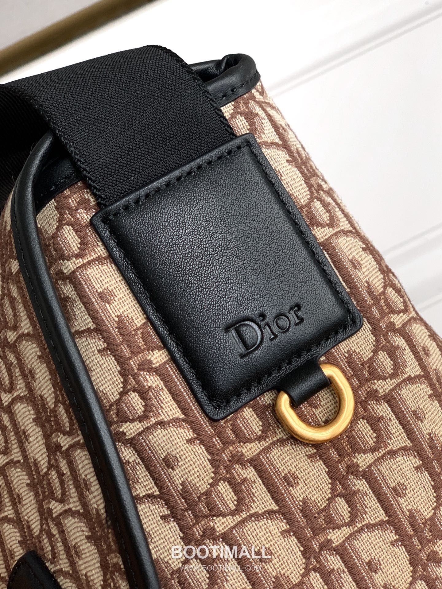Dior Jett Oblique Canvas Messenger Bag with CD Buckle Flap 디올 제트 오블리크 캔버스 CD 버클 플랩 메신저백 브라운 1DBME210YUS 48cm 7