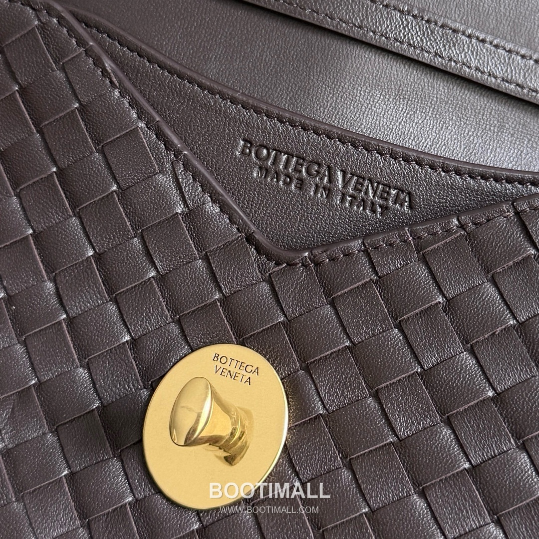 Bottega Veneta Knot Lock Lambskin Leather Black Top Handle Shoulder Bag 보테가베네타 노트락 램스킨 레더 블랙 탑핸들 숄더백 20191180 25cm 6