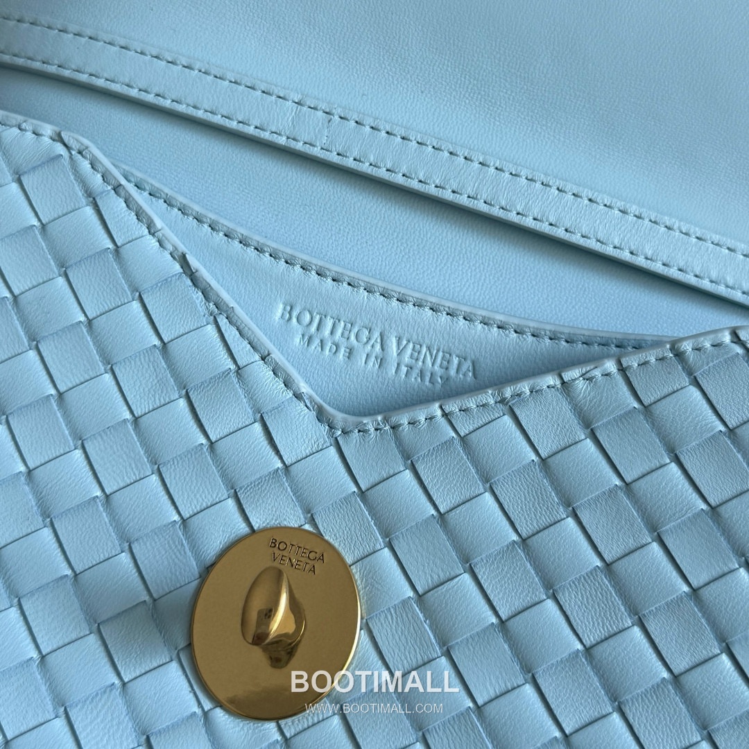 Bottega Veneta Knot Lock Lambskin Leather Black Top Handle Shoulder Bag 보테가베네타 노트락 램스킨 레더 블랙 탑핸들 숄더백 20191180 25cm 8
