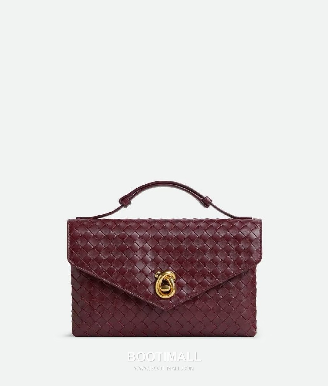 Bottega Veneta Knot Lock Lambskin Leather Black Top Handle Shoulder Bag 보테가베네타 노트락 램스킨 레더 블랙 탑핸들 숄더백 20191180 25cm 1