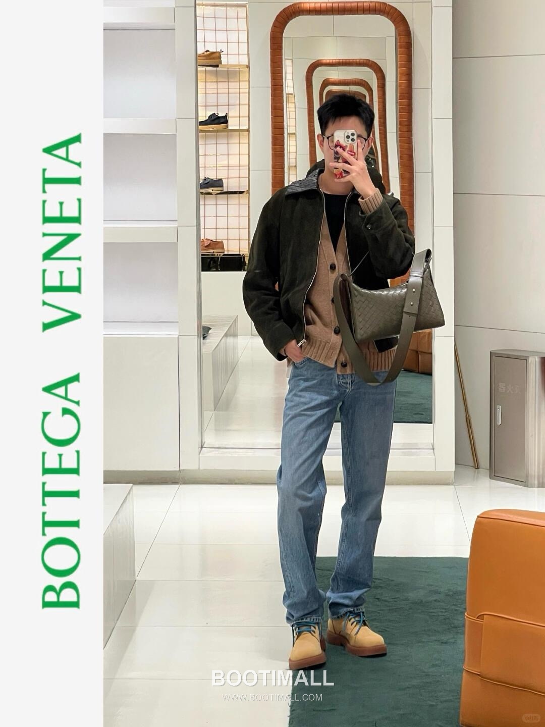 Bottega Veneta Tribeca Intrecciato Calfskin Leather Black Double Zip Crossbody Shoulder Bag 보테가베네타 트라이베카 인트레치아토 카프스킨 레더 블랙 더블 지퍼 크로스바디 숄더백 20191280 30.5cm 3