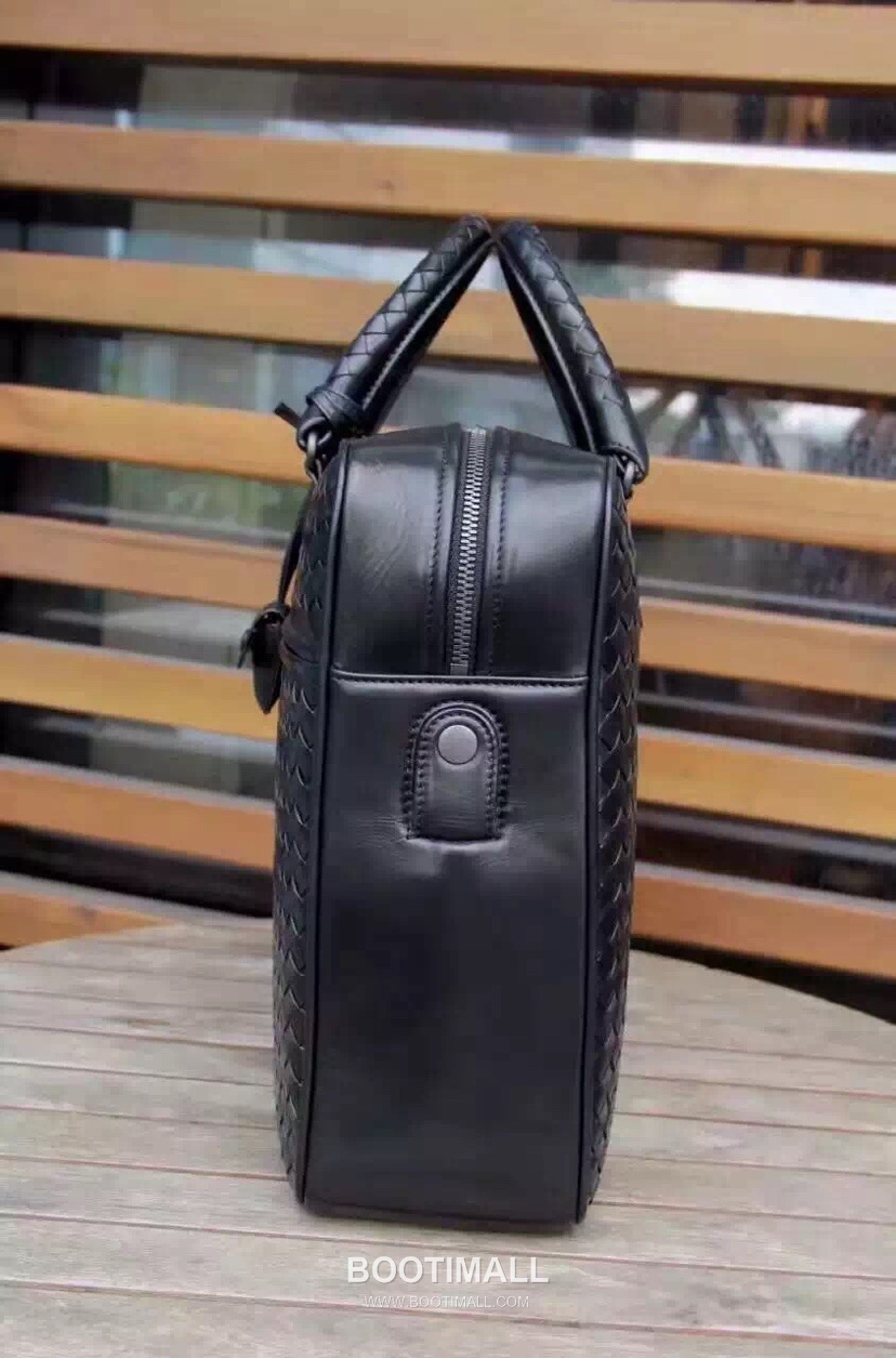 Bottega Veneta Calfskin Leather Black Top Handle Briefcase Laptop Bag 보테가베네타 카프스킨 레더 블랙 탑핸들 브리프케이스 노트북백 20192300 40cm 3