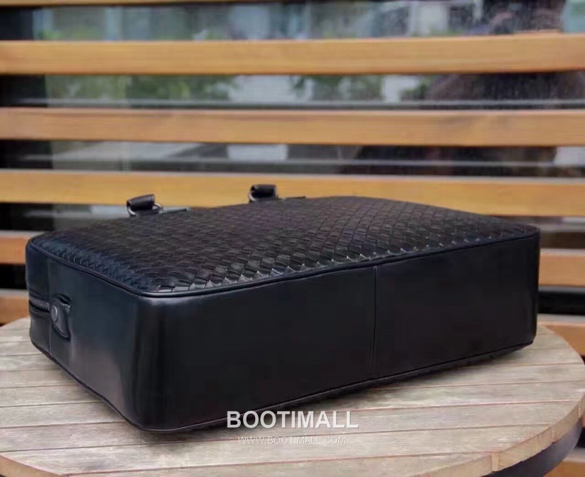 Bottega Veneta Calfskin Leather Black Top Handle Briefcase Laptop Bag 보테가베네타 카프스킨 레더 블랙 탑핸들 브리프케이스 노트북백 20192300 40cm 7