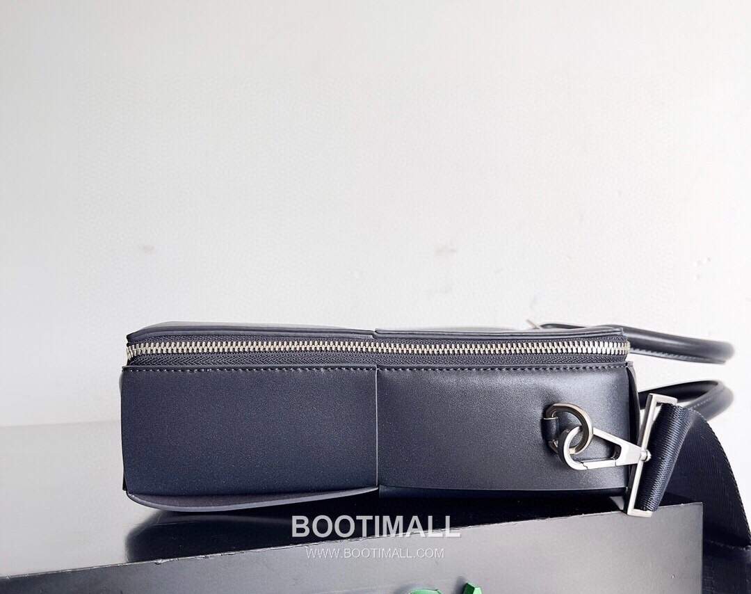 Bottega Veneta Intrecciato Calfskin Leather Black Top Handle Crossbody Briefcase Bag 보테가베네타 인트레치아토 카프스킨 레더 블랙 탑핸들 크로스바디 브리프케이스백 20191800 36cm 6