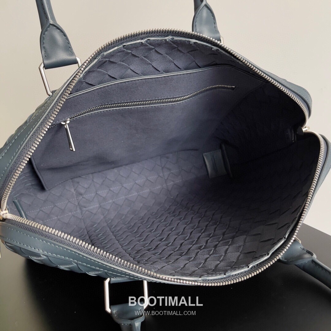 Bottega Veneta Intrecciato Calfskin Leather Black Top Handle Crossbody Briefcase Bag 보테가베네타 인트레치아토 카프스킨 레더 블랙 탑핸들 크로스바디 브리프케이스백 20191800 39cm 9