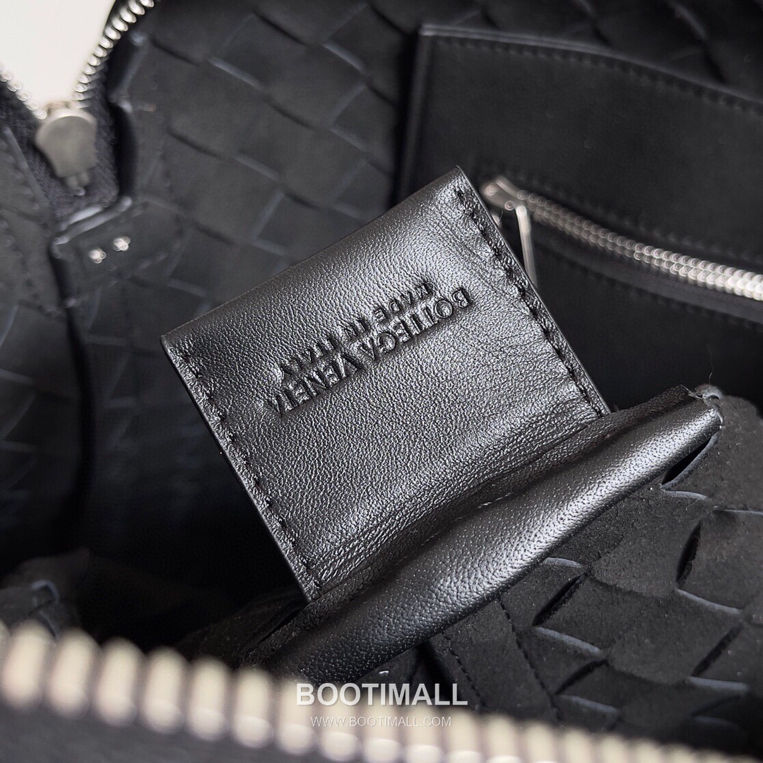 Bottega Veneta Intrecciato Calfskin Leather Black Top Handle Crossbody Briefcase Bag 보테가베네타 인트레치아토 카프스킨 레더 블랙 탑핸들 크로스바디 브리프케이스백 20191800 39cm 8