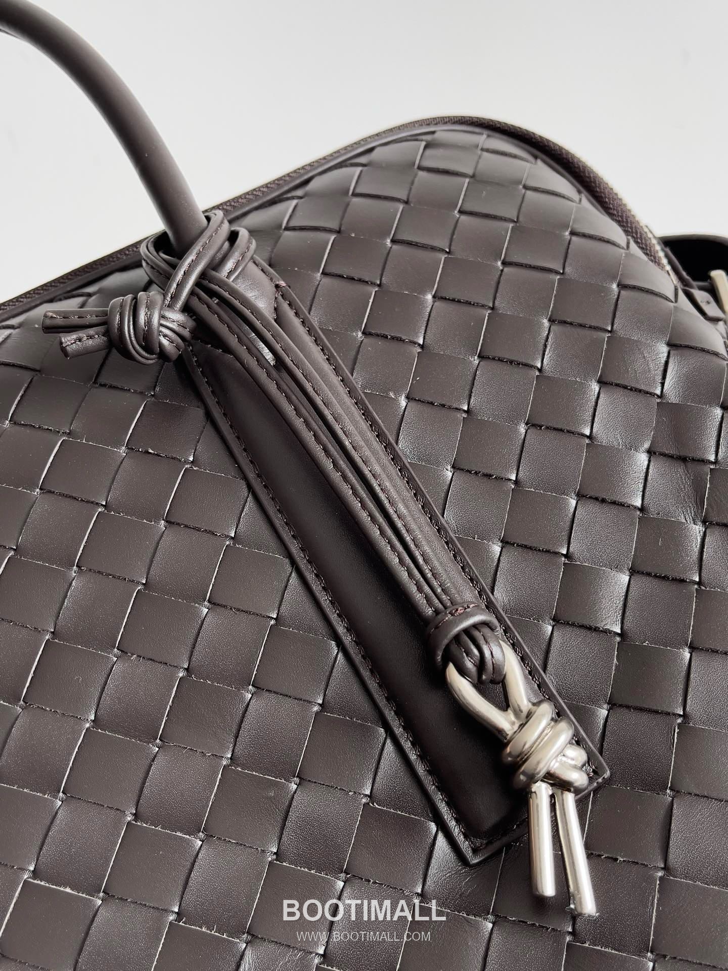 Bottega Veneta GetAway Calfskin Leather Black Dual Compartment Top Handle Crossbody Briefcase Bag 보테가베네타 겟어웨이 카프스킨 레더 블랙 더블 컴파트먼트 탑핸들 크로스바디 브리프케이스백 20191980 39cm 11