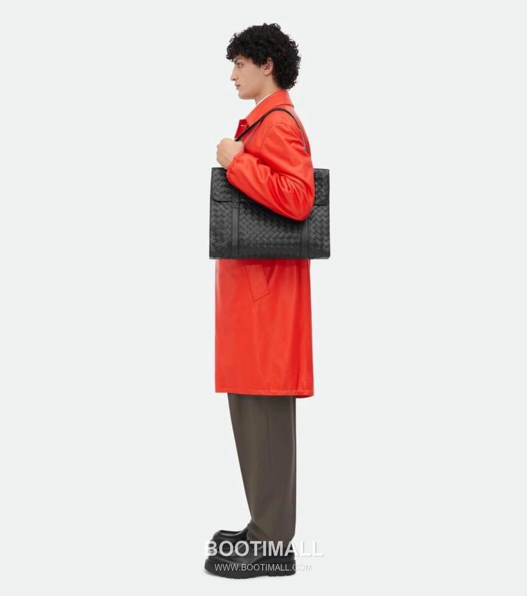 Bottega Veneta Intrecciato Calfskin Leather Black Portfolio Briefcase Bag 보테가베네타 인트레치아토 카프스킨 레더 블랙 포트폴리오 브리프케이스백 20191880 41cm 6