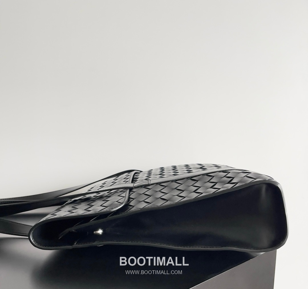 Bottega Veneta Intrecciato Calfskin Leather Black Portfolio Briefcase Bag 보테가베네타 인트레치아토 카프스킨 레더 블랙 포트폴리오 브리프케이스백 20191880 41cm 8