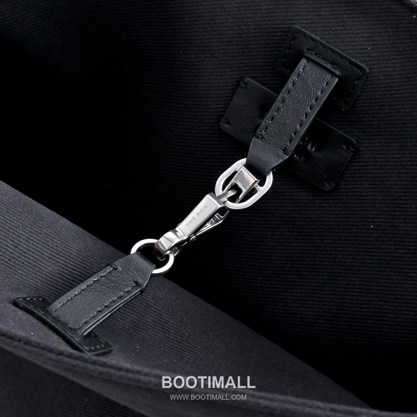 The Row Park Twill Cotton Canvas Tote Bag with Calfskin Trim Detail 더로우 파크 트윌 코튼 캔버스 카프스킨 트림 토트백 28cm 6