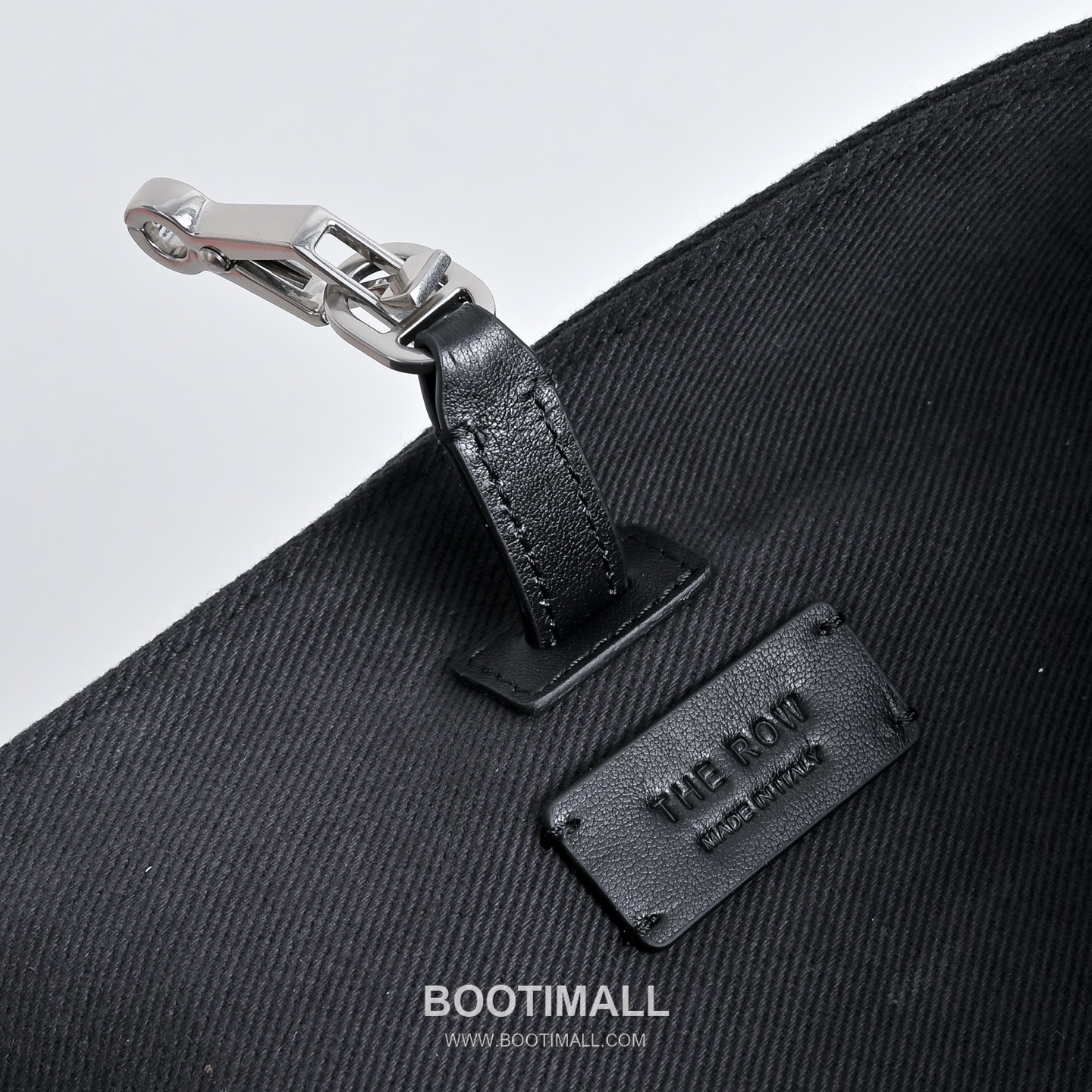 The Row Park Twill Cotton Canvas Tote Bag with Calfskin Trim Detail 더로우 파크 트윌 코튼 캔버스 카프스킨 트림 토트백 28cm 7