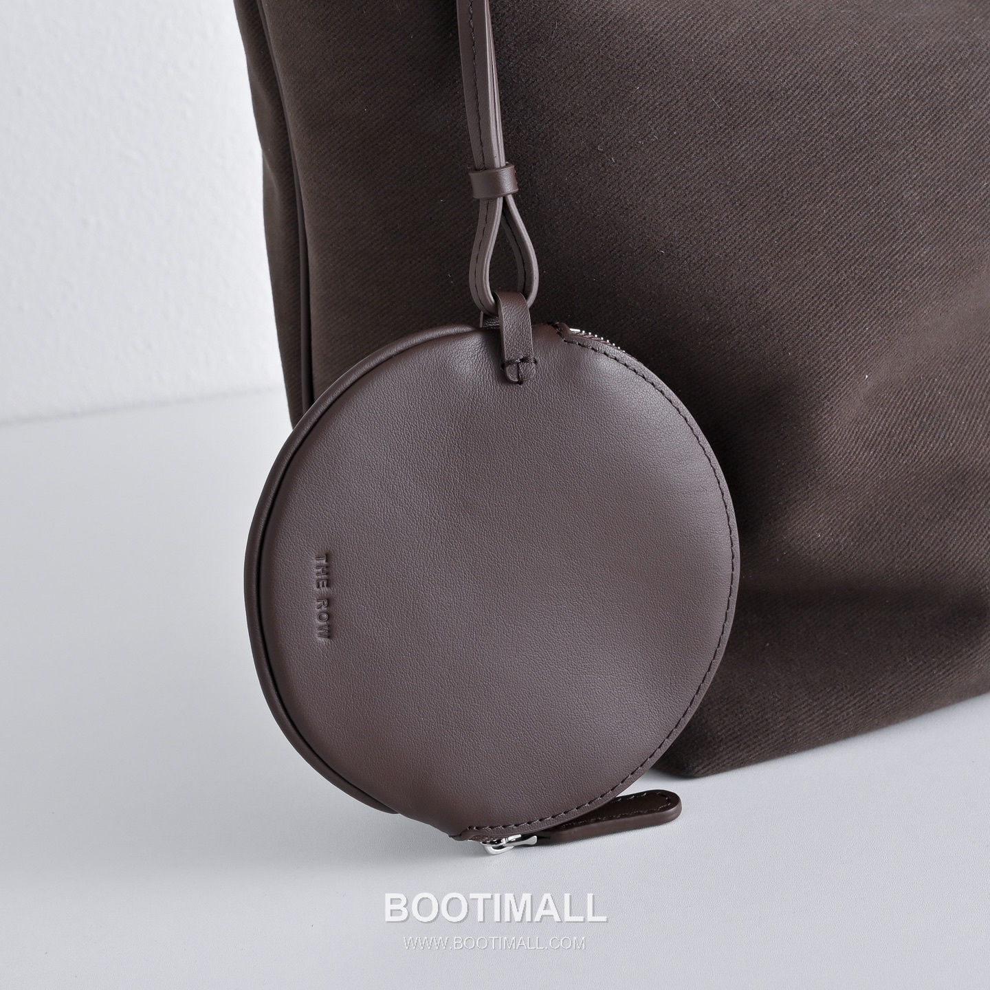 The Row Park Twill Cotton Canvas Tote Bag with Calfskin Trim Detail 더로우 파크 트윌 코튼 캔버스 카프스킨 트림 토트백 36cm 4