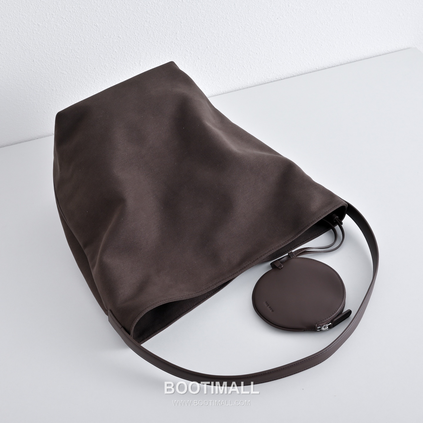 The Row Park Twill Cotton Canvas Tote Bag with Calfskin Trim Detail 더로우 파크 트윌 코튼 캔버스 카프스킨 트림 토트백 36cm 5