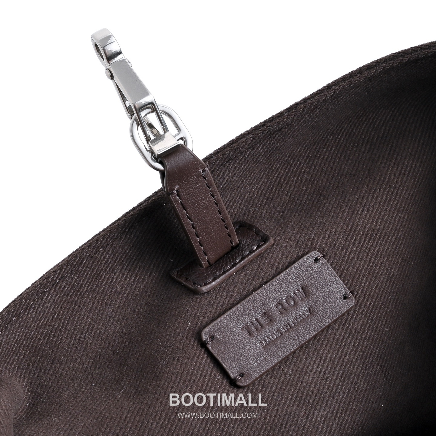 The Row Park Twill Cotton Canvas Tote Bag with Calfskin Trim Detail 더로우 파크 트윌 코튼 캔버스 카프스킨 트림 토트백 28cm 7