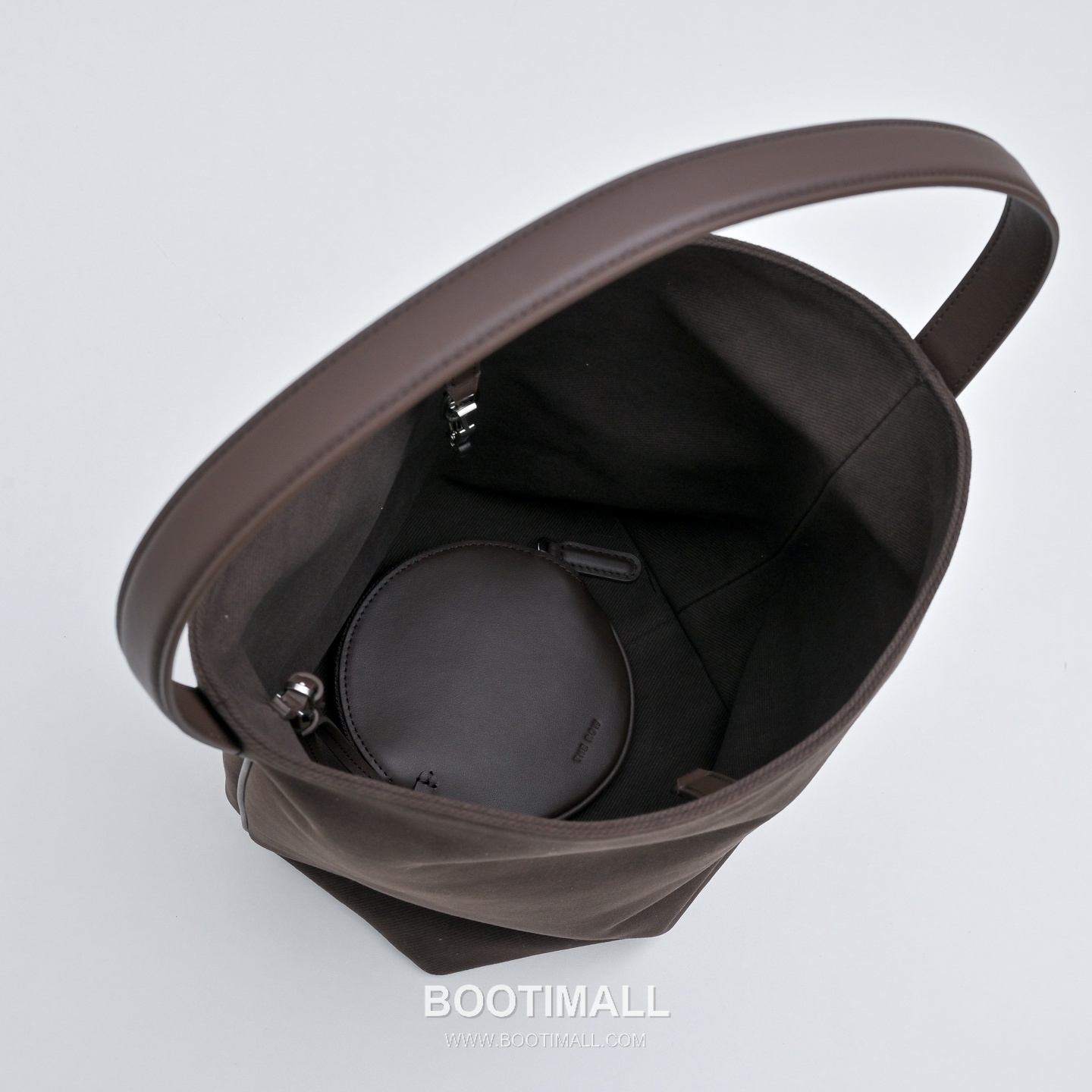 The Row Park Twill Cotton Canvas Tote Bag with Calfskin Trim Detail 더로우 파크 트윌 코튼 캔버스 카프스킨 트림 토트백 28cm 8