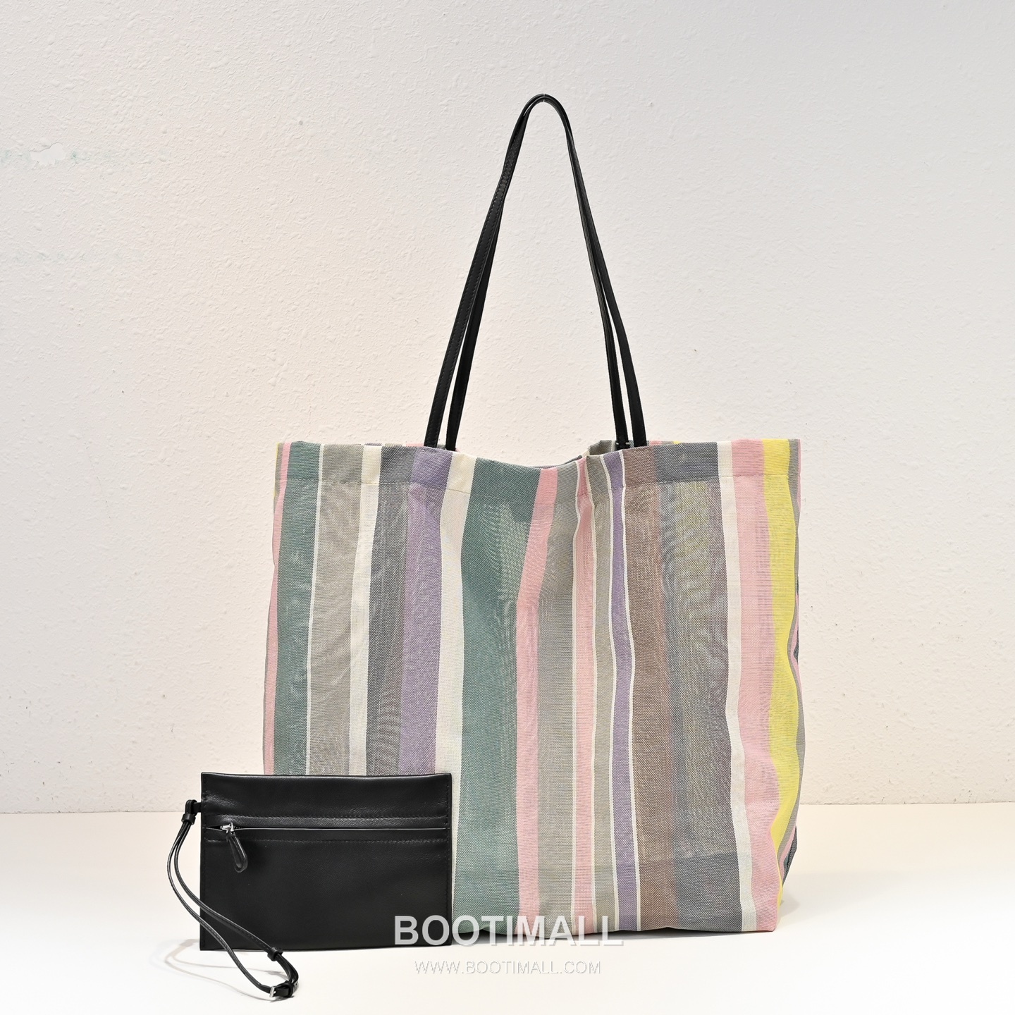 The Row PVC PET Tote Bag with Lambskin Strap Detail 더로우 PVC PET 램스킨 스트랩 토트백 48cm 1