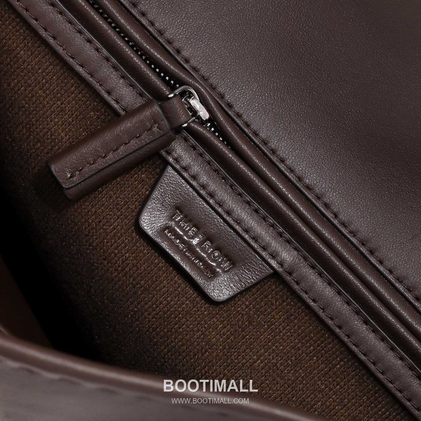 The Row Lambskin Tote Bag with Hand Stitch Detail 더로우 램스킨 핸드 스티치 토트백 29cm 5