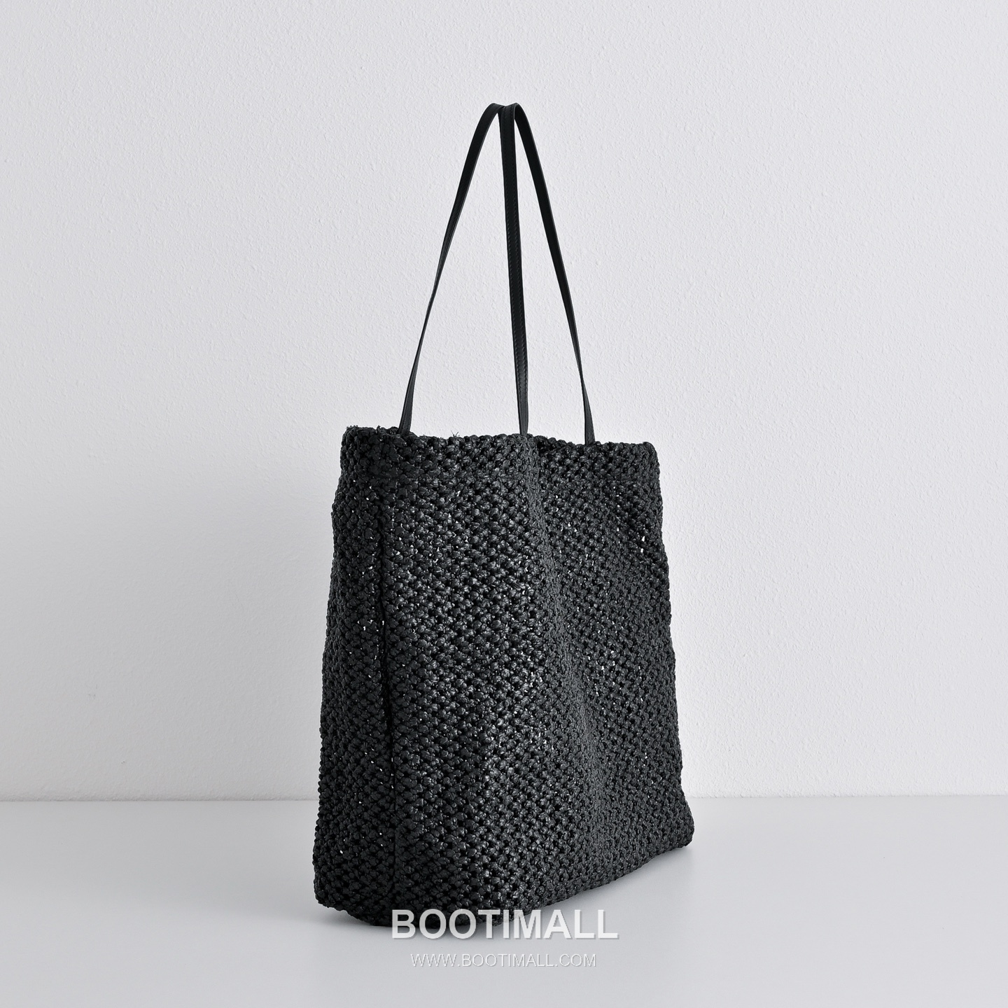 The Row Raffia Straw Tote Bag with Lambskin Trim Detail 더로우 라피아 스트로 램스킨 트림 토트백 54cm 2