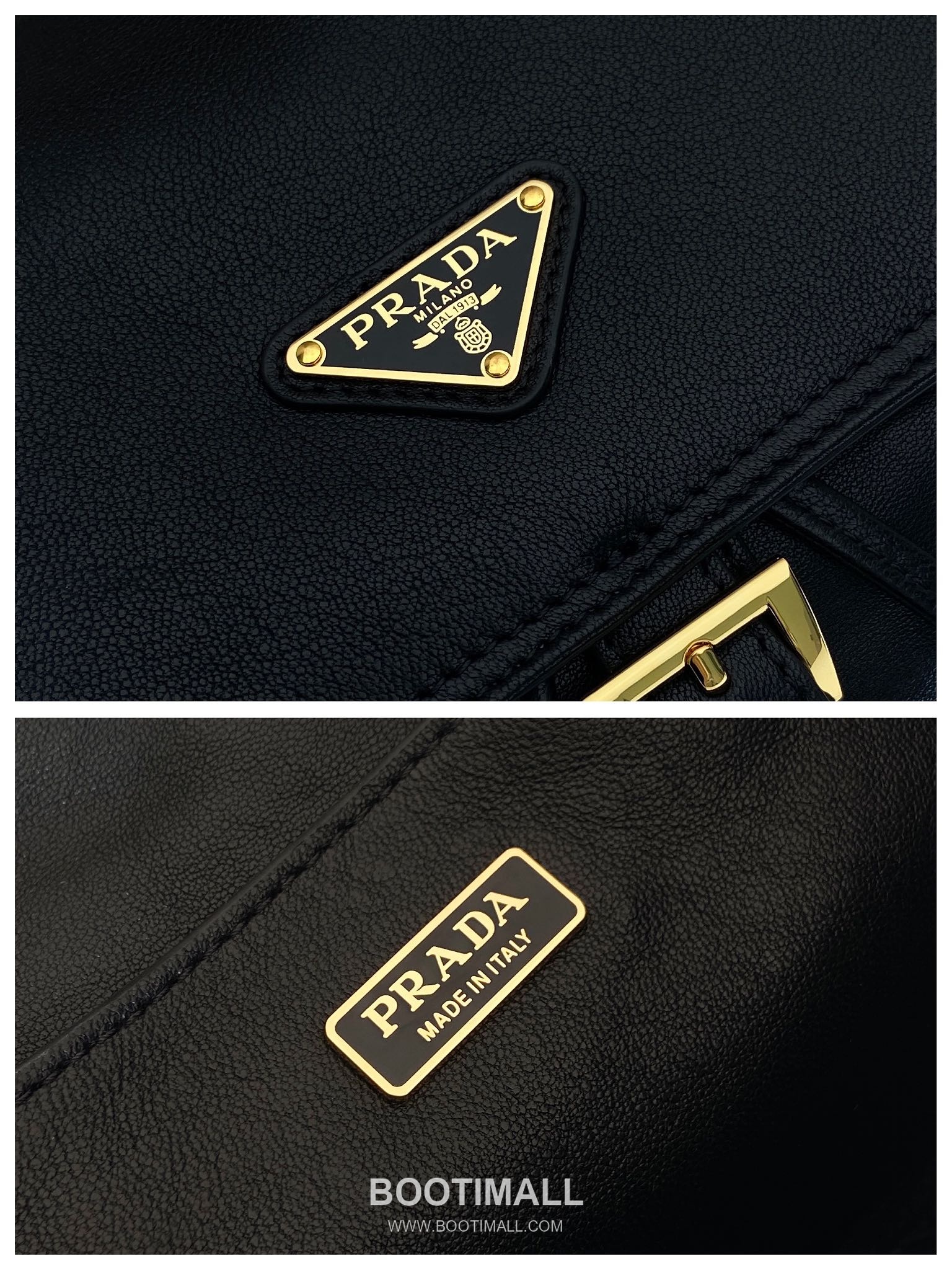 Prada Explore Lambskin Backpack with Flap Buckle Dual Pocket Detail 프라다 익스플로어 램스킨 플랩 버클 듀얼 포켓 백팩 1BZ080 27cm 9