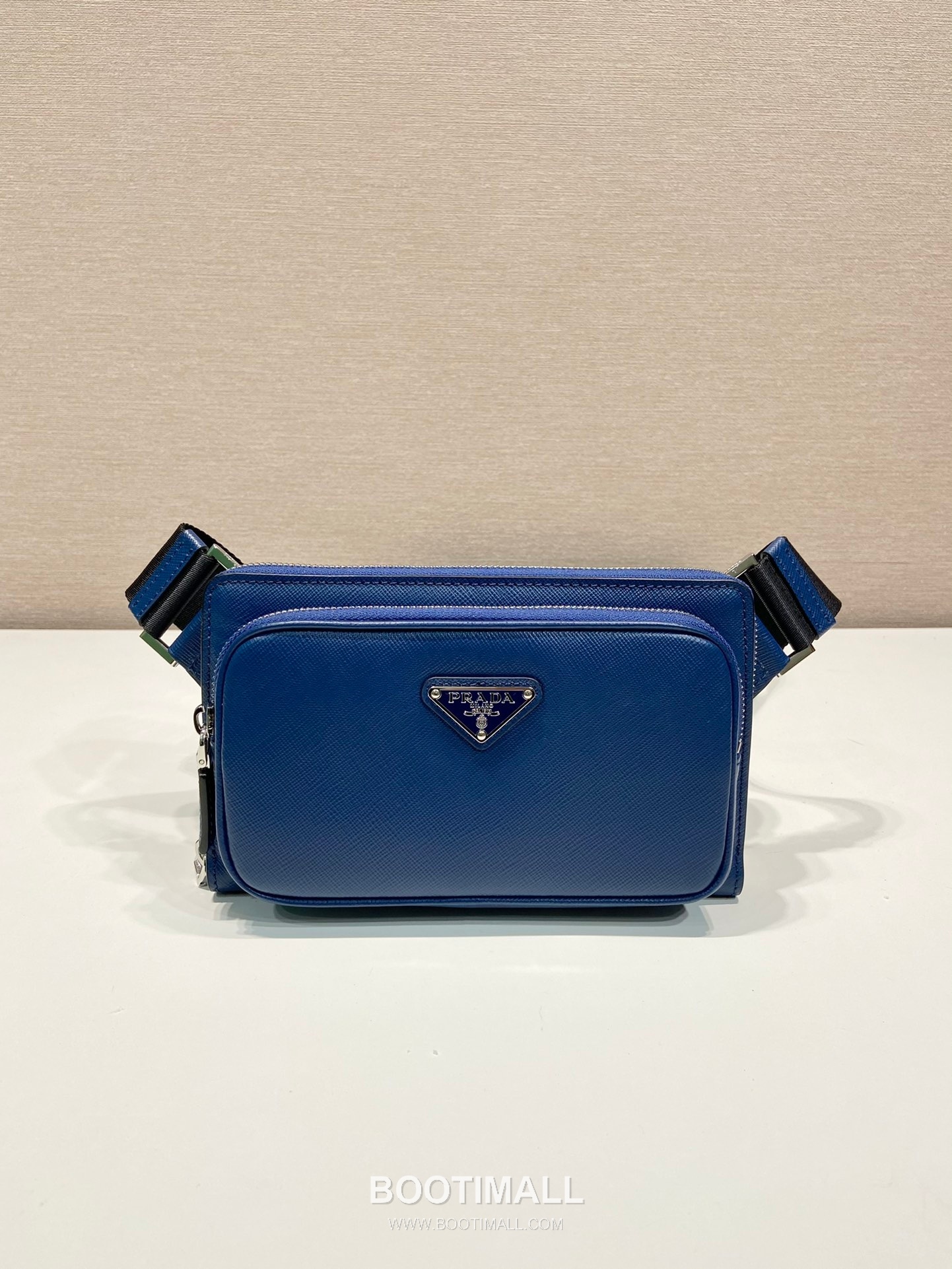 Prada Calfskin Leather Belt Bag with Zip Pocket and Adjustable Strap 프라다 카프스킨 가죽 지퍼 포켓 스트랩 벨트백 2VH156 21cm 2